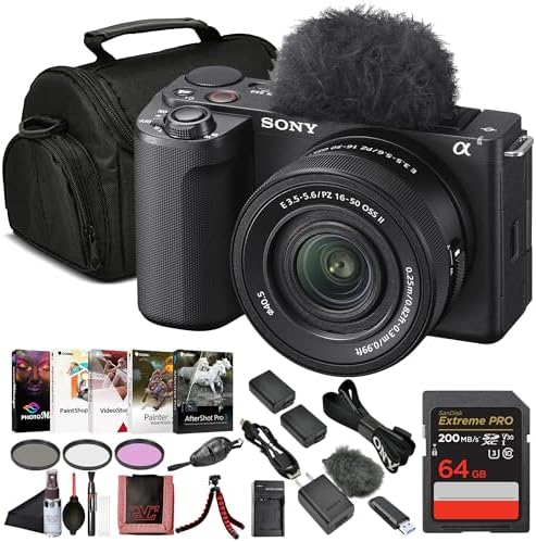 Sony ZV-E10 II Mirrorless Vlogging Camera Kit with 16–50 mm OSS L...
