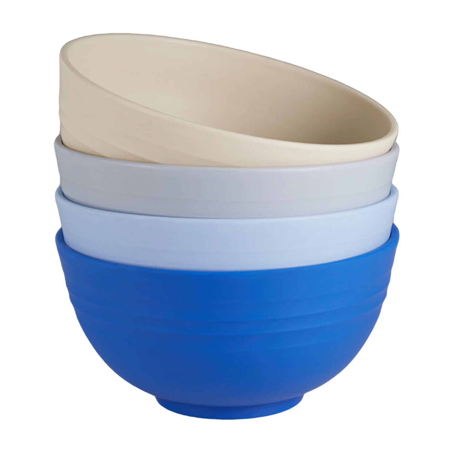greenandlife Unbreakable Cereal Bowls, 24 OZ Large Lightweight Plastic Bowl Set of 4, Dishwasher & Microwave Safe, Reusable Bowls for Breakfast, Salad, Pasta, Soup, Noodles