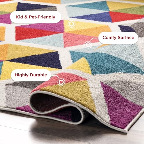 Tapete Multicolor 4'1" x 6' de Polipropileno miniatura 4