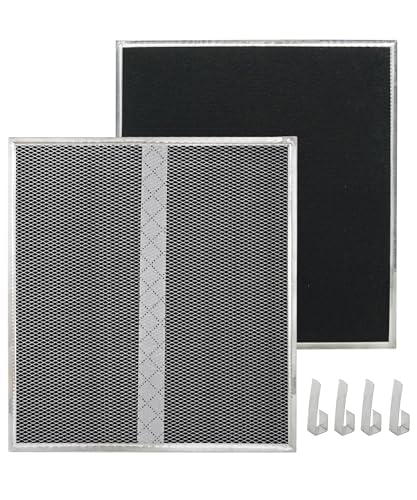 2023 New Upgrade S97020467 Range Hood Non-Duct charcoal Filter replacement for Broan Nutone HPF36 Type Xd Range Hood,Washable Grease Filter for Range Hood -2 Pack