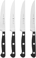 Henckels Classic 4-Piece Razor-Sharp Steak Knives Set - German Engineered Stainless Steel, Fully Forged for Precision Cutting