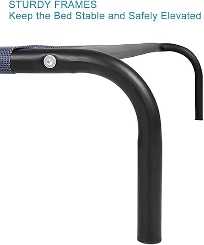 Miniatura 3 de Cama elevada original grande para perros de 52 x 36 x 8 pulgadas, cuna elevada para mascotas con tela de malla de textileno duradera, alfombrilla