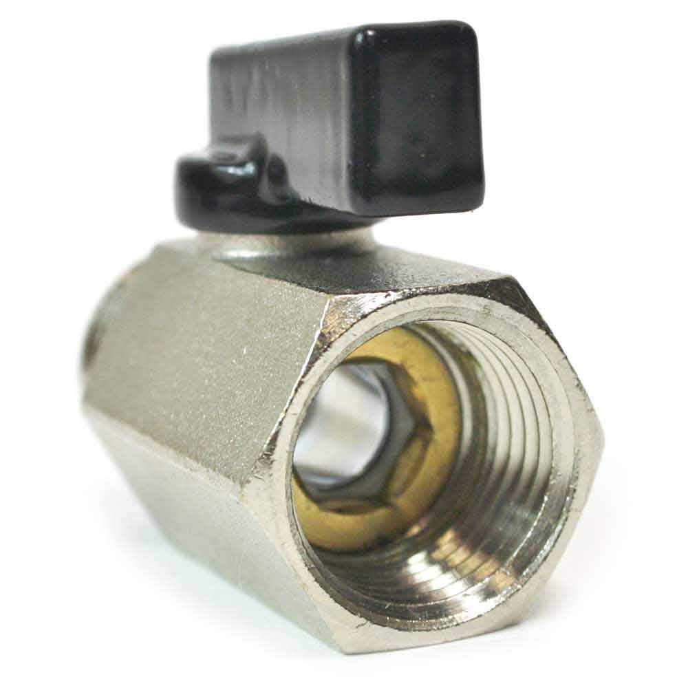 Interstate Pneumatics VB880 - Brass Ball Valve Pipe Thread w/Lever 1/2