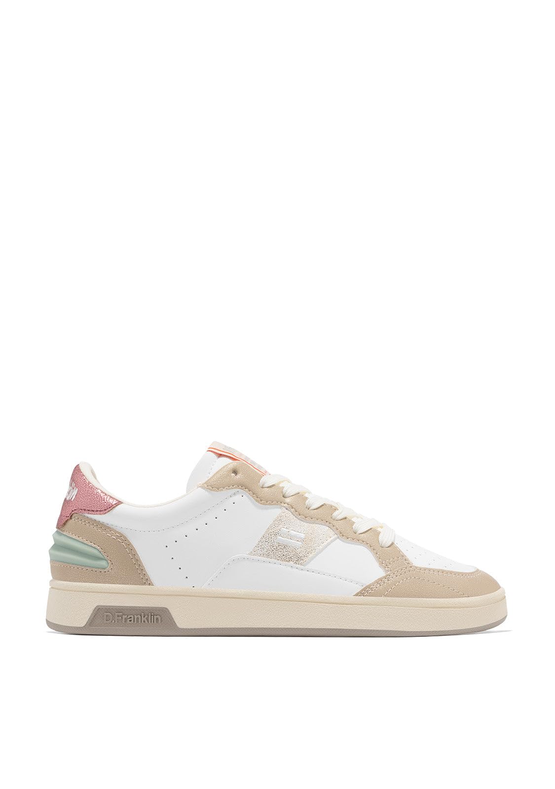 D.​Franklin Zapatillas Deportivas Mujer Match Skate Dorado/​Naranja - Zapatillas de Vestir para Mujer - Moda Casual - Talla (37) - Modelo Match-​Skate