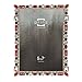 Prinz Armitage Metal Frame with Tear Drop and Square Shaped Red Jewels, 5 by 7-Inch