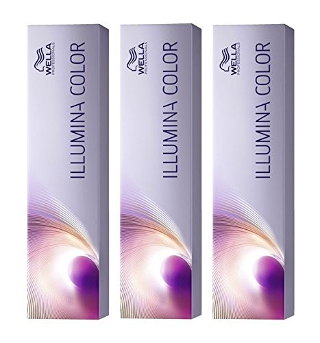 Wella Illumina Color 6/37 dunkelblond gold-braun SET 3x60ml