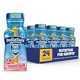 PediaSure Grow & Gain Kids' Nutritional Shake, with Protein, DHA, and Vitamins & Minerals, Strawberry, 8 fl oz, 24-Count