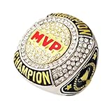 CXXCG MVP Ring Winner Award Gift Most Valuable Player Trophy Championship Rings (Just Ring, SZ 9)