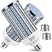 2 Pack 500W Equivalent LED Corn Light Bulb 5500 Lumen 6500K 60W Large Area Cool Daylight White E26/E27 Medium Base for Outdoor Indoor Garage Warehouse Factory Workshop Street Backyard New Upgraded