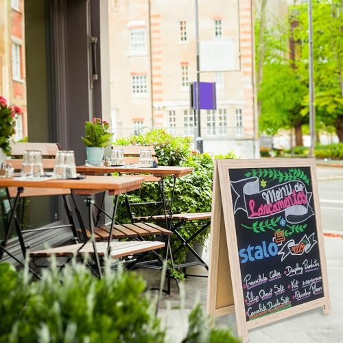 Cavalete de Calçada Duplo Soft Carvalho STALO