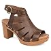 Dansko Women's Demetra Ankle Bootie, Teak Vintage Pull up, 38 EU/7.5-8 M US