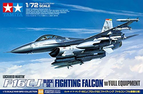 Tamiya 1/72 F-16CJ Fighting Falcon Block 50 Model Kit Box Art