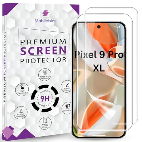 Image of 2 Pack Unbreakable Membrane Screen Protector Guard Compatible For Google Pixel 9 Pro XL, 6.8 Inch | Hydrogel Membrane Smooth Touch, fingerprint working with installation kit and guide