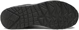 Skechers Women's Uno Shimmer Away Trainers, Black Durabuck, Rose Gold Duraleather/Mesh Tr, 5 UK - 6