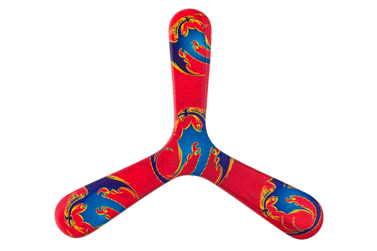Boomerang en bois le dragon pour débutants et enfants