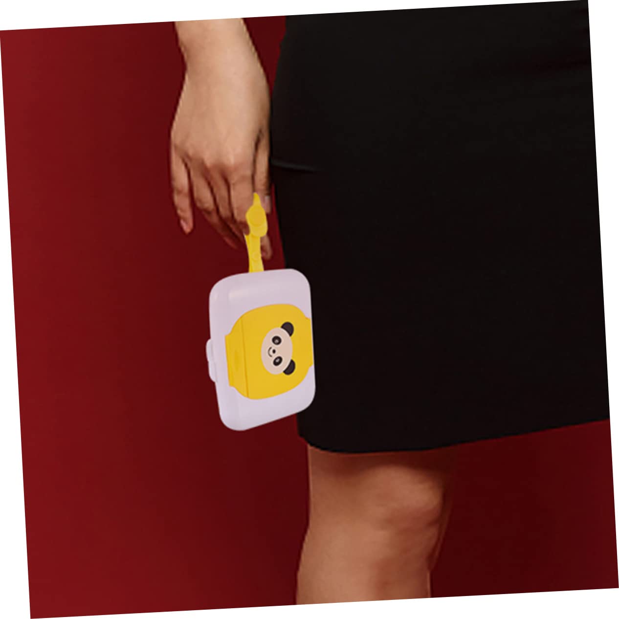 ERINGOGO 2pcs Portable Wipe Box Wet Clean Bag Air Wipe Dispenser Container Clear Lid Hat Dryer Diaper Wipes Dispenser Babies Lint Dry Wipes Diapers Cloth Wipes Dispenser Pp