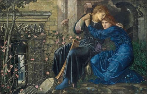 Peinture murale Burne-Jones tableau grand format pour habiller un mur