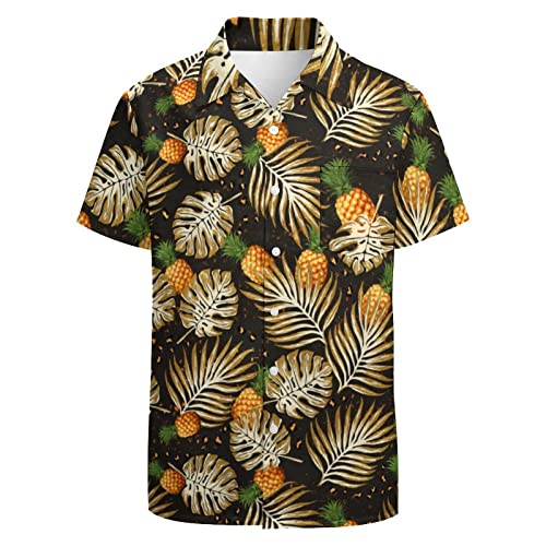 Chemise hawaïenne blanche coupe XL avec col vintage des années 60 et 70 pour homme stylé