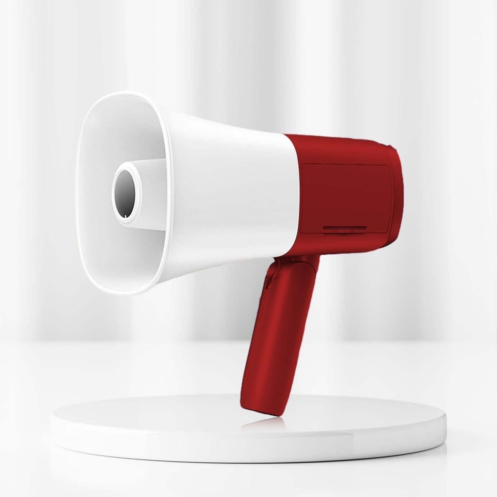 Głośnik Megafonowy Przenośny Głośnik Megafonowy, Przenośny Wzmacniacz, Megafony Dla Trenerów Cheerleaderek Megafon Bullhorn(Rot)