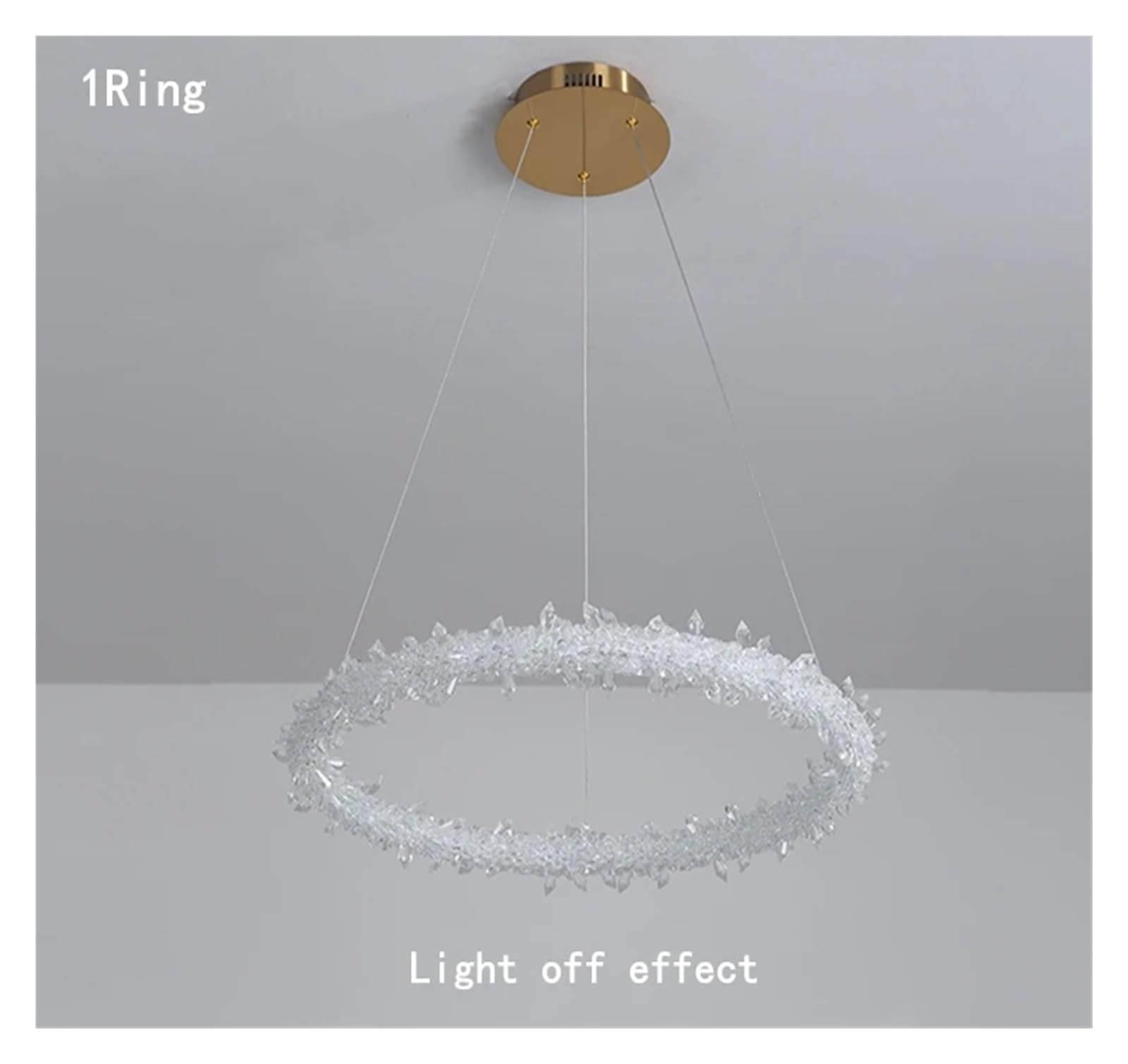 Nordic Crystal Okrągły Żyrandol K9 do Salonu Gabinet Sypialnia Hotelowa Hall Multi Pierścienie Lampa Wisząca LED Nowoczesna