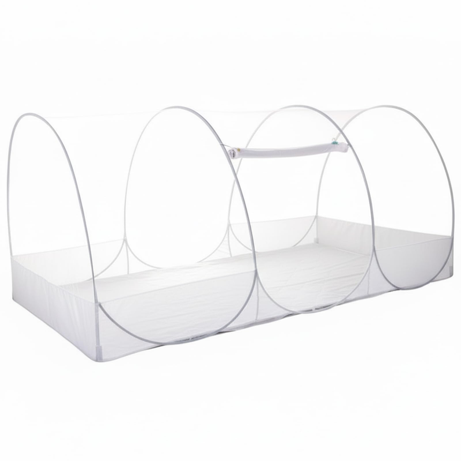 Allbestaye Pop-up Single Bed Mosquito Tent with Bottom Net Anti-Bite Skirt