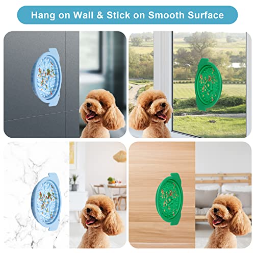 Pet Foldable Licking Slow Food Bowl, Multi-Functional Slow Feeder Bowl With Suction For Dog Cat Small Animal, Licking Pet Calming Training Perfect For Wet And Dry Food Yogurt (Green) #TOP4