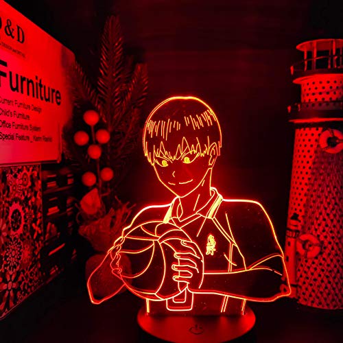 Haikyuu kageyama tobio 3D LED ANIME LAMP Nachtlichter Farbwechsel Lampara für Kind geschenk Raumdekoration Cover