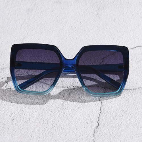 Nuevas Gafas de Sol cuadradas con gradiente de Moda 2025, Gafas de Sol de Lujo a la Moda con decoración de Diamantes, Gafas de Sol con protección UV400