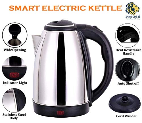 Image of PRO365 Instant Boiling 1500 Watts Smart Electric Kettle 1.8 L (Power Saver)