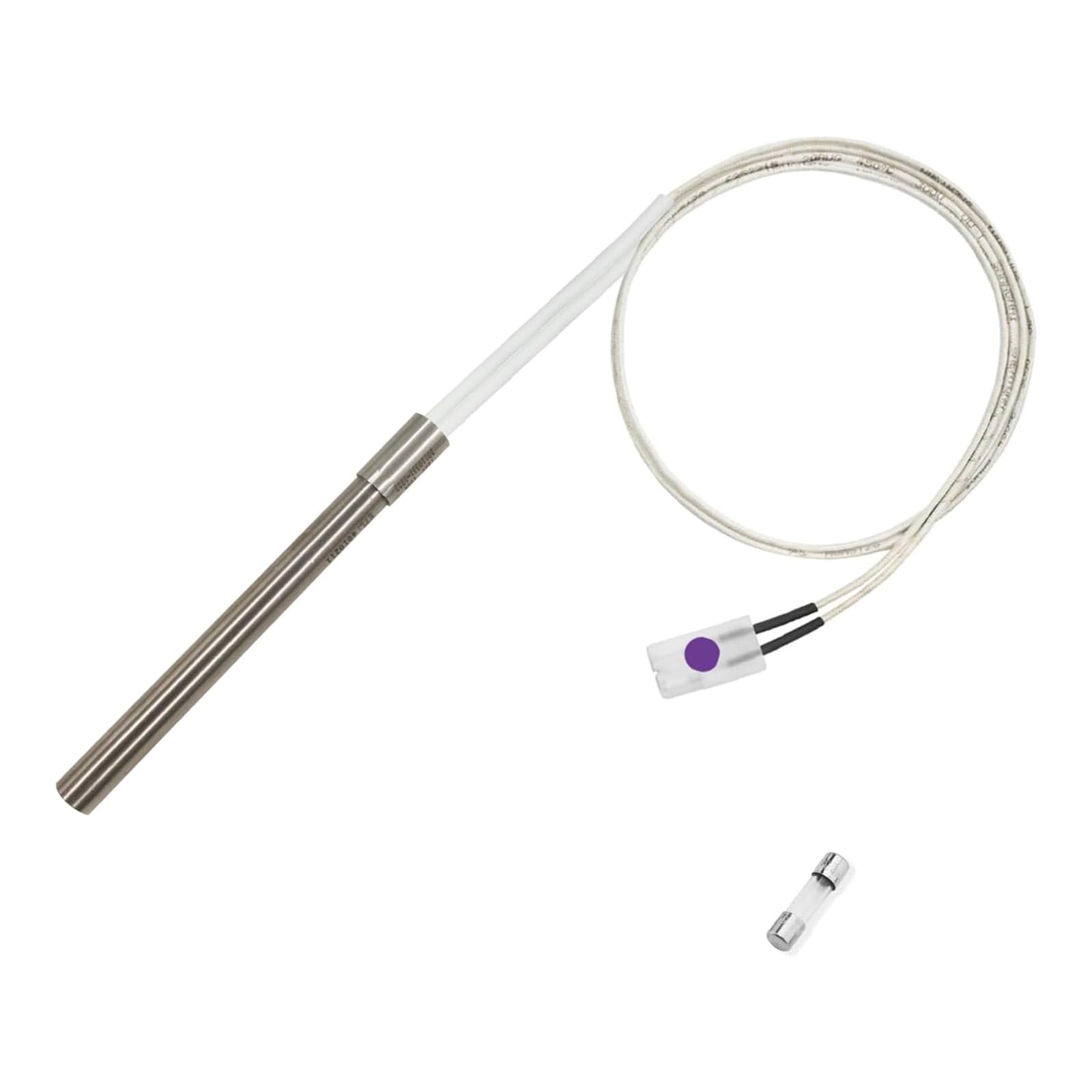 Piceioep Professional Grades Pellet Grills Igniters Accessory Stainless Steel Construction Hot Rod Ignitors Replacement Part Pellet Grills Burn Rod