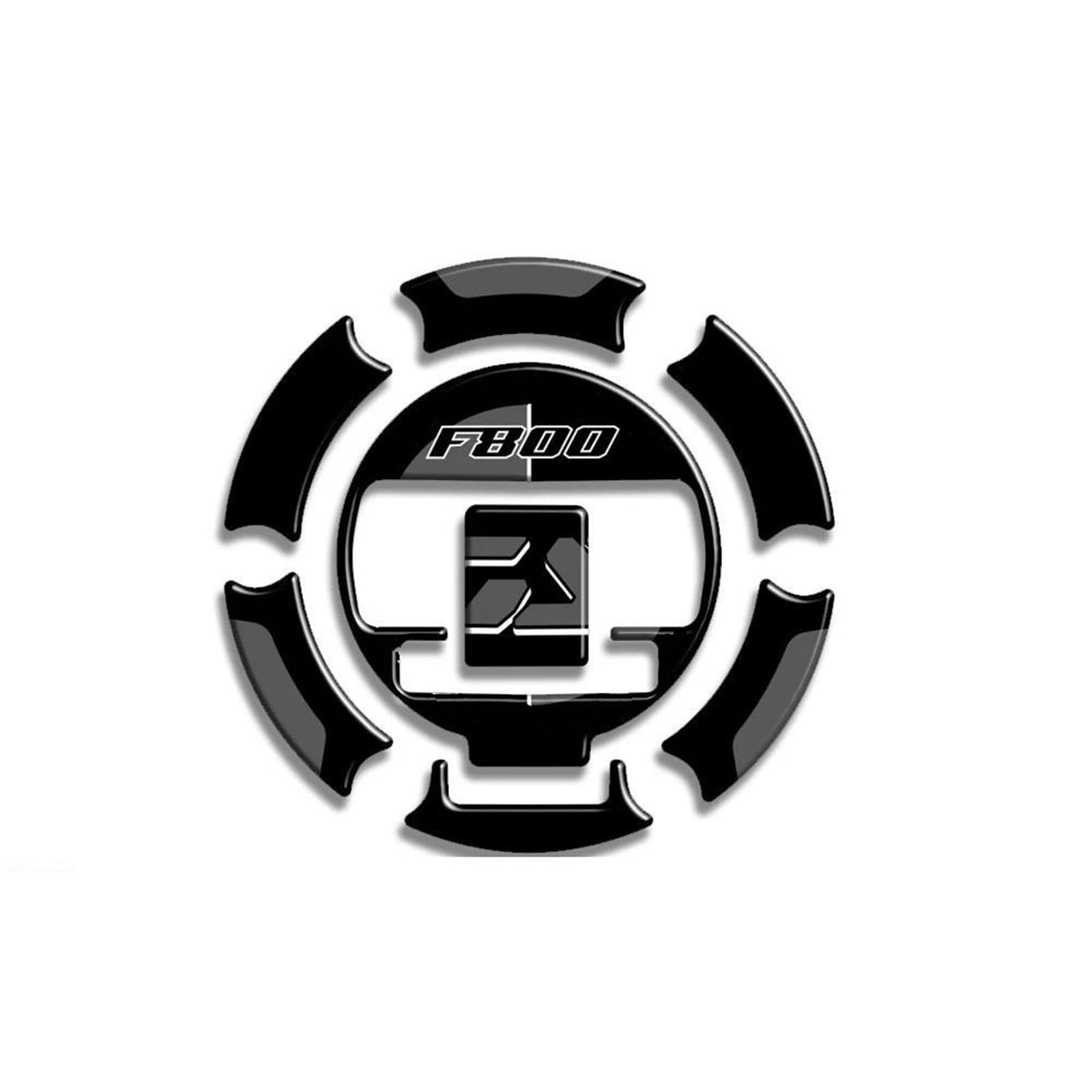 Motorbike Stickers Motorcycle Fuel Tank Cap Sticker for BMW F800GS F800 GS F 800 2025 Gas Cover Protector Decal Decoration Fuel Tank Protection Pads(Color1)