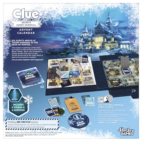 Clue Advent Calendar: Secrets Under Snowfall miniatura 2