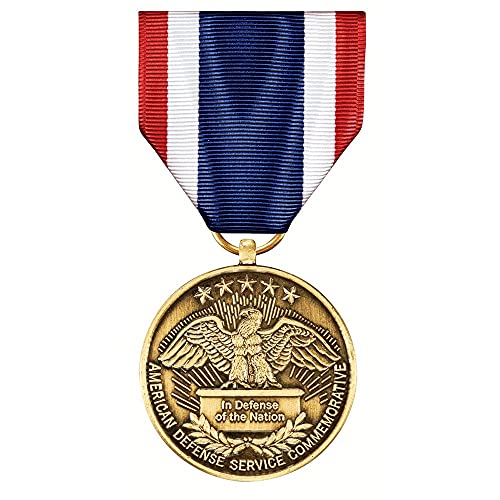 Medals Of America Est. 1976 American Defense Service Commemorative Medal #TOP6