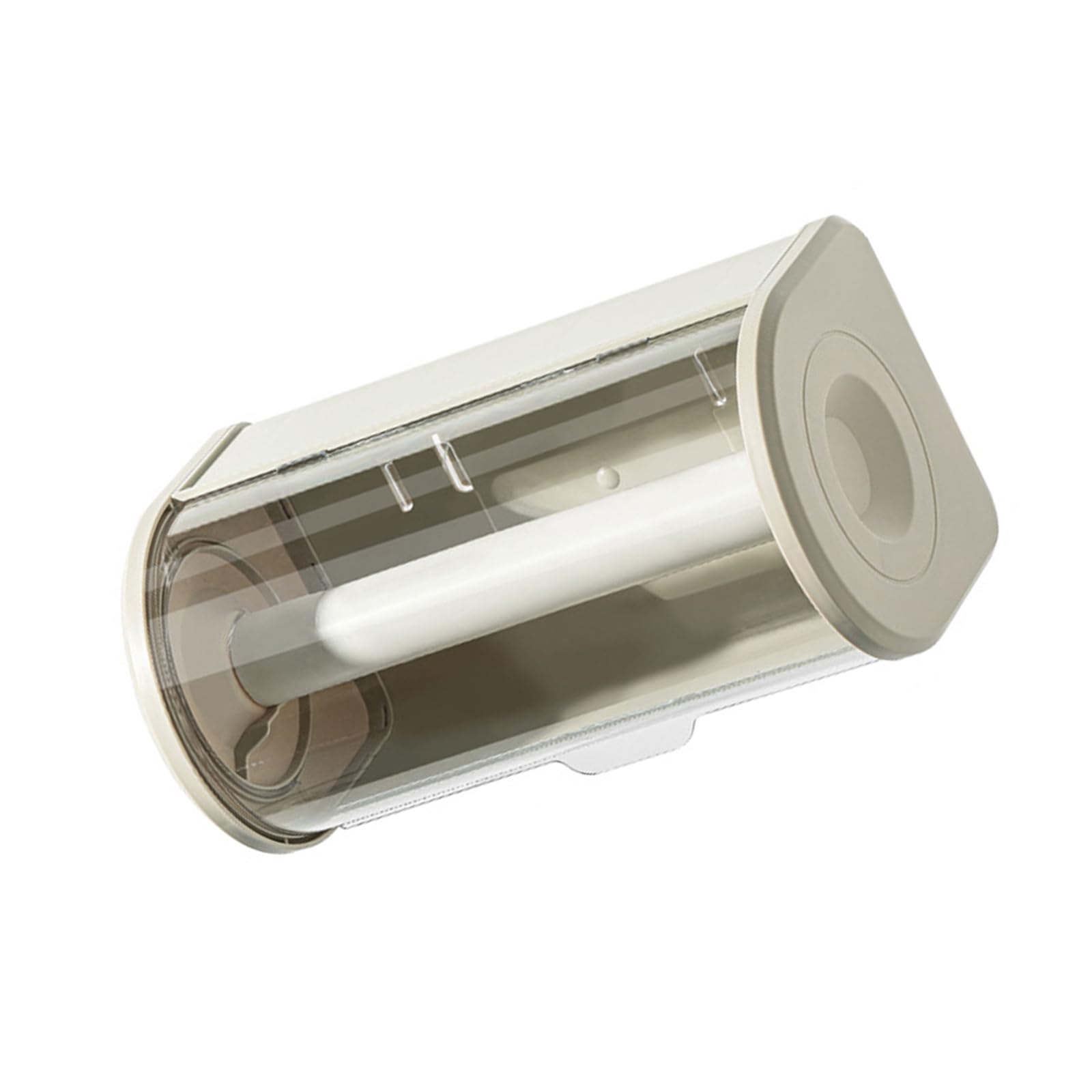 JzcsdkSIL Practical Kitchen Napkin Holder Large Roll Paper Towel Organizer with Dustproof Cover Practical Tissue Storage Solution Modern Kitchen Tissue Dispenser, Apricot