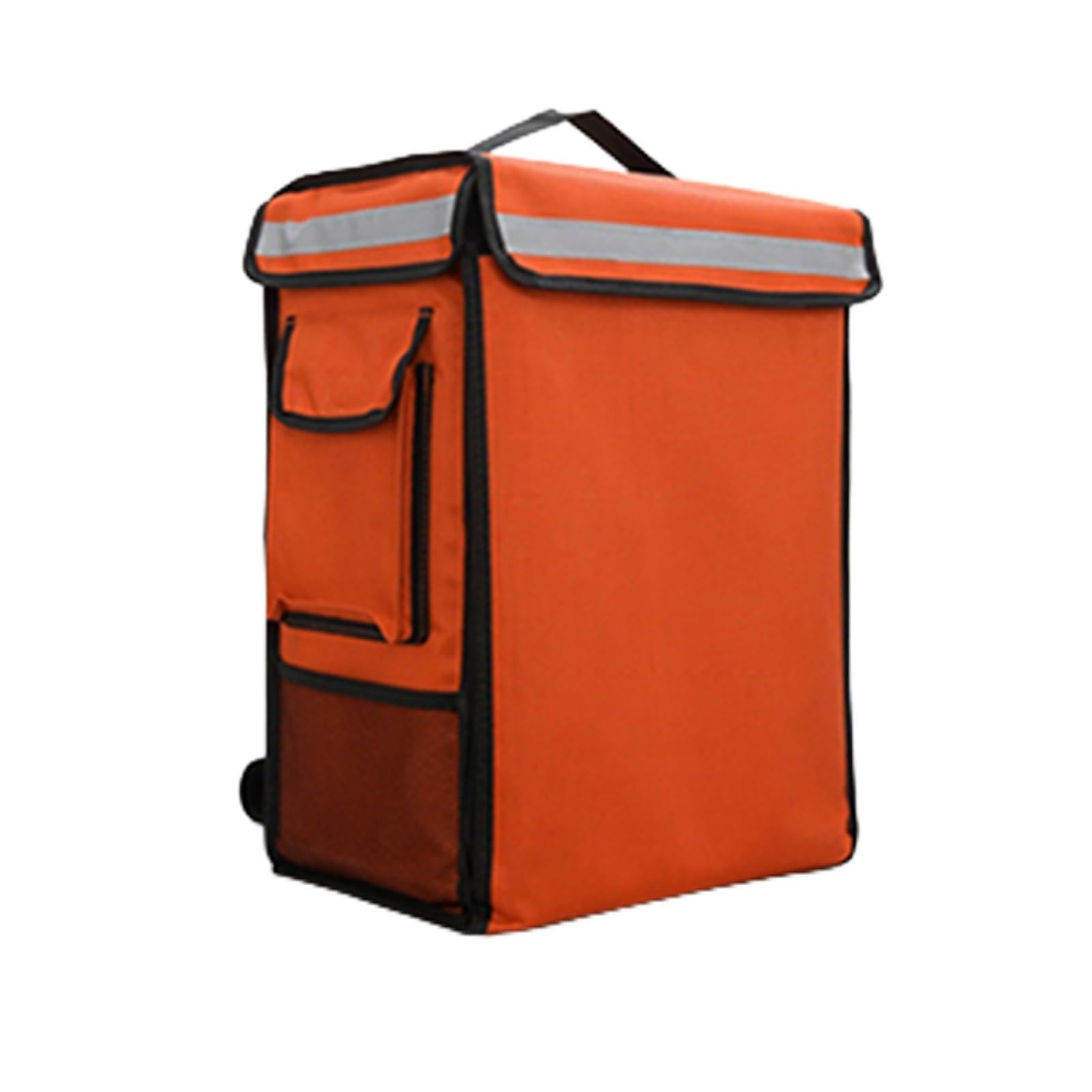 Mochila Repartidor Pizza,Bolsa Isotermica 35L Mochila Bolsas De Enfriador Grandes Cake Takeaway Caja Congelador Comida Rápida Pizza Entrega Incubadora(Orange)