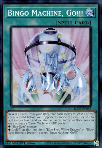 YU-GI-OH! Bingo Machine, Go!!! - RA02-EN062 - Super Rare - 1st Edition