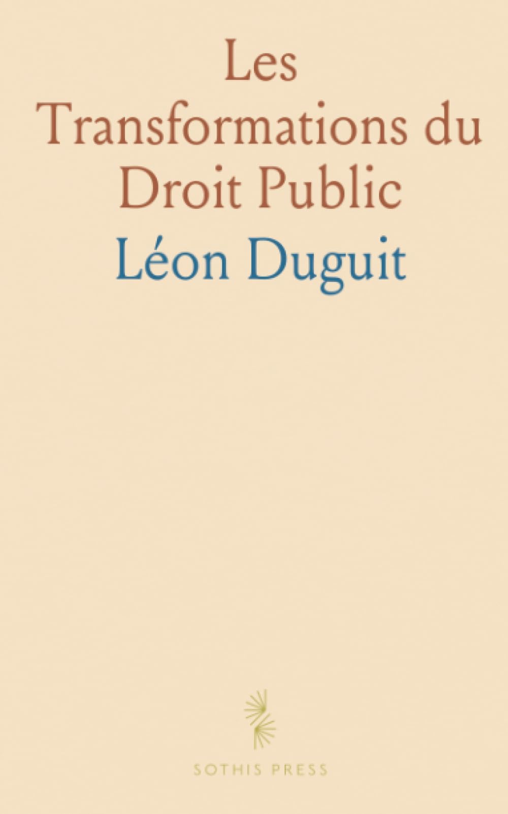 Les Transformations du Droit Public