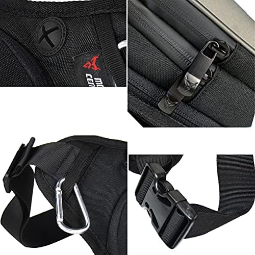 Hebetag Bolsa de cintura Oxford para motocicleta, para homens e mulheres, coxa, cintura, bumbum, qua