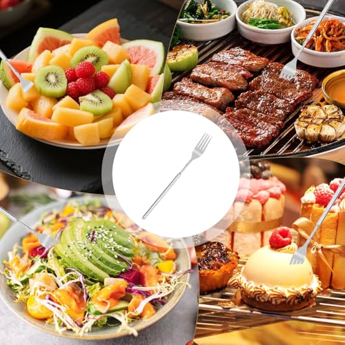 2 Stück Ausziehbare Gabel,Teleskop Gabel,Teleskopgabel,Langer Griff, Ausziehbare Länge 22,1-64,6 Cm, Geeignet Zum Grillen, Toasten Von Brot, Obst, Desserts, Gemüse Usw,Praktisches Design