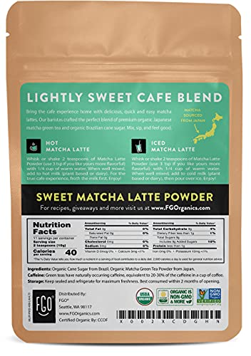 Organic Sweet Matcha Latte Powder - Image 5