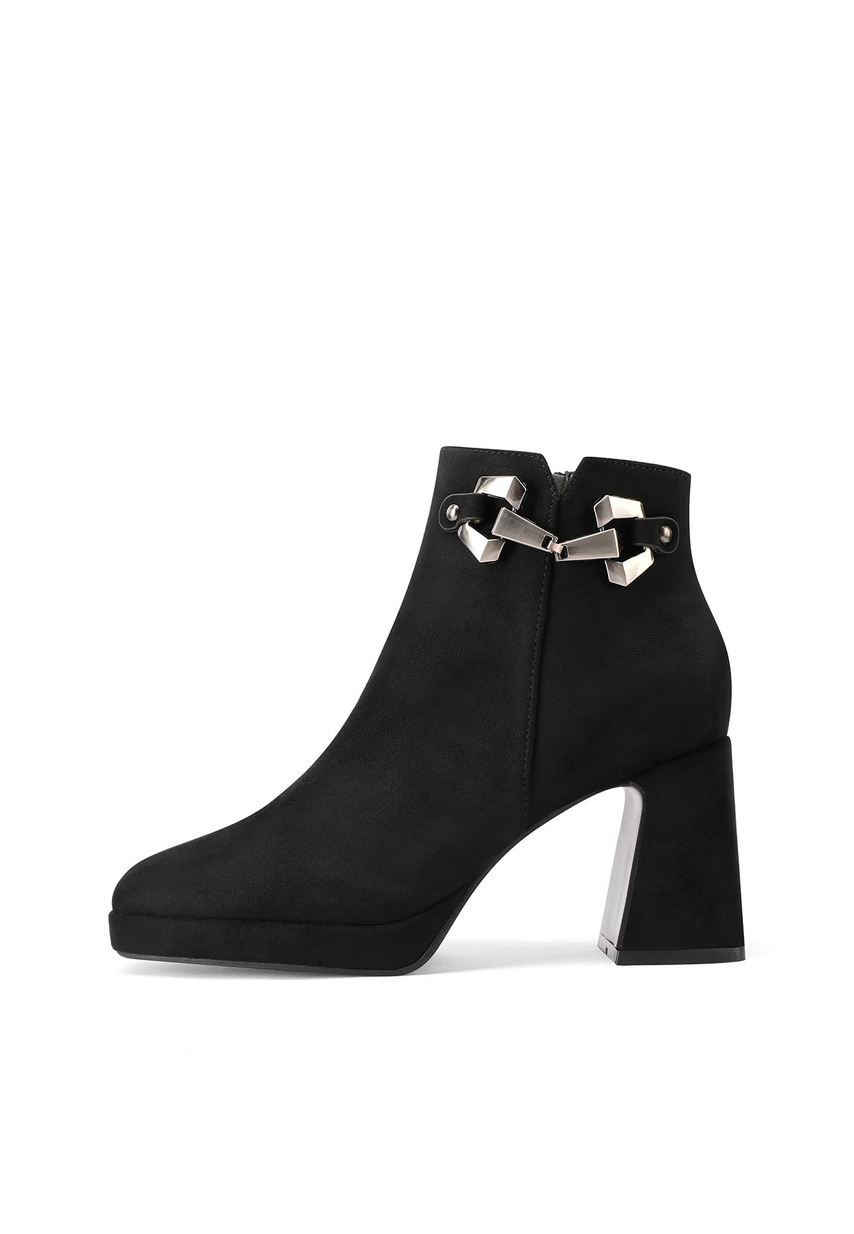 QUEEN HELENA Tronchetti con Tacco Largo Stivaletti Donna ZM9815