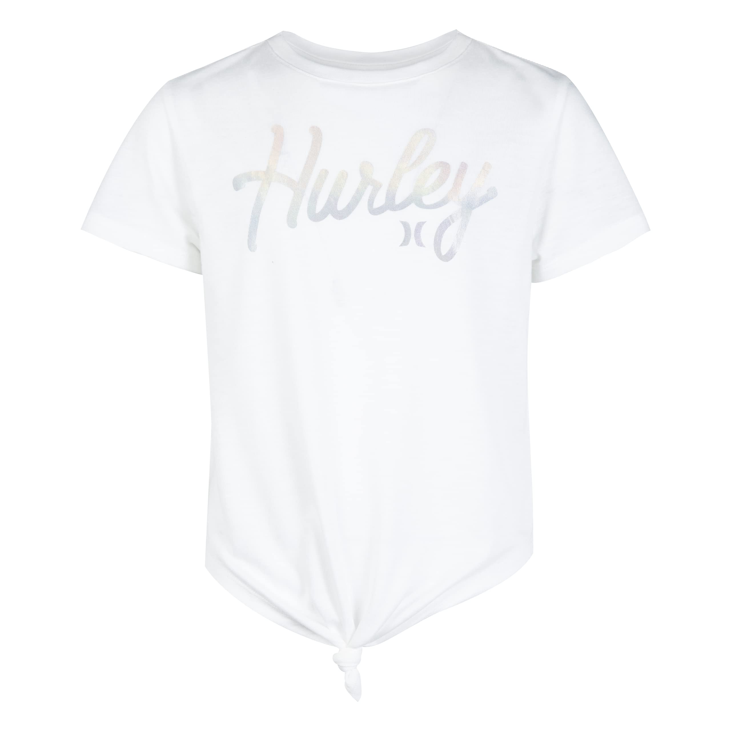 Hurley Girls' Front Tie Graphic T-Shirt