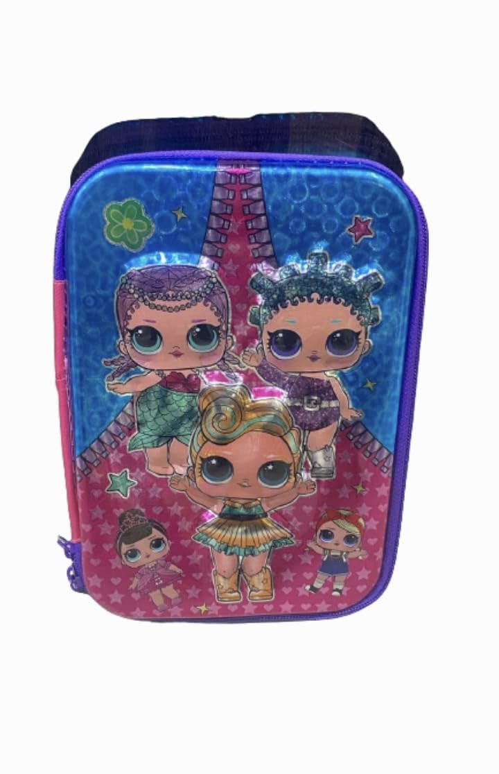 L.O.L. Doll Embossed Pencil Box Cute 3D Pencil Case Large Capacity Pencil Pouch Bag Compass School Kids Premium Stylish Pen Holder Pouch, Stationery Box (Pink) (B0C74H6SK6) Amazon Price History, Amazon Price Tracker