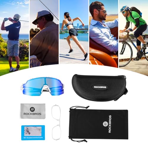 Image of ROCKBROS Polarized Sunglasses for Men Women UV Protection Cycling Sunglasses Sport Glasses