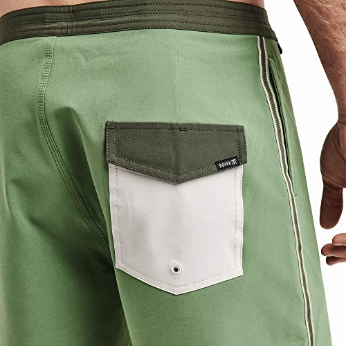 Roark Men's Chiller 17" Boardshorts, Mixtape Jungle Green, 364