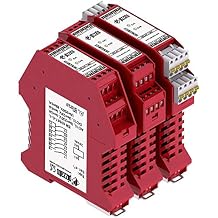 PIZZATO CS AR-05V024 1 NC Auxiliary Contact, 24 VAC/DC Supply Voltage,25 to +55 Degree C, 3NO Safety Contacts, 50/60 HZ, IP40, Manual OR Automatic Start, Safety Module, Screw TERMINALS