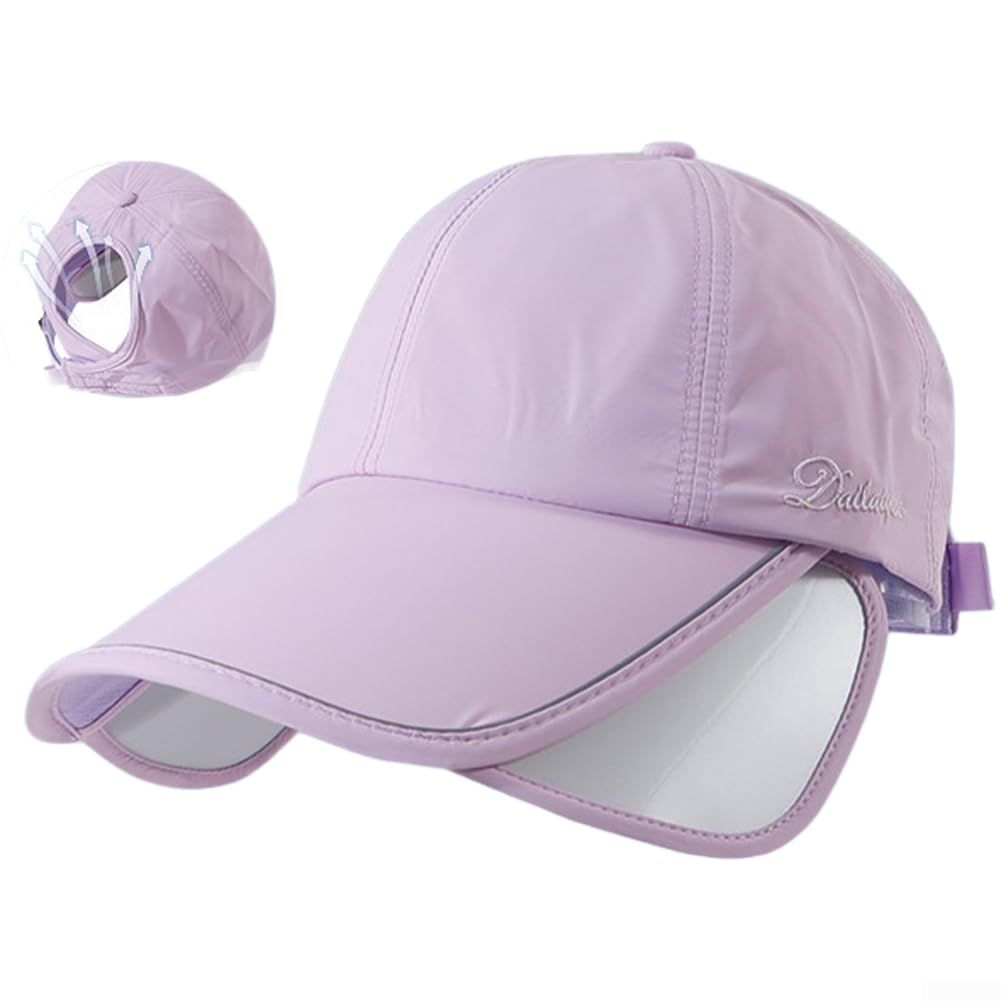 Visera Solar para Mujer UPF50+ ala Ancha Protección Total Visera