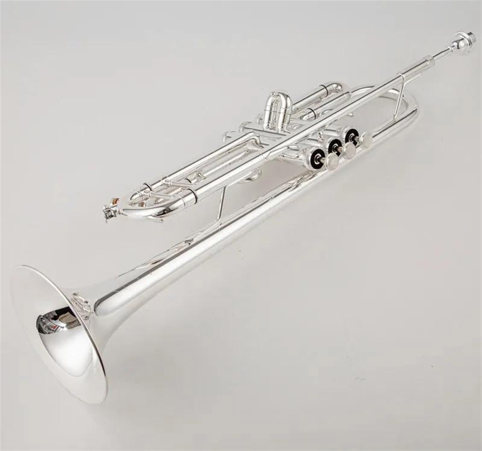 Standard Trąbka Trąbka B Flat Srebrna Pozłacana Profesjonalna Trąbka Instrumenty Muzyczne Początkujący Trąbka Wykwintna