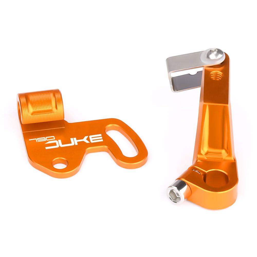 velospeed for K.T.M 790 Duke 2018-2020 Motorcycle One Finger Clutch Lever Kit CNC Aluminium Alloy Pull Clutch Actuator Arm Lever Accessories (Orange)