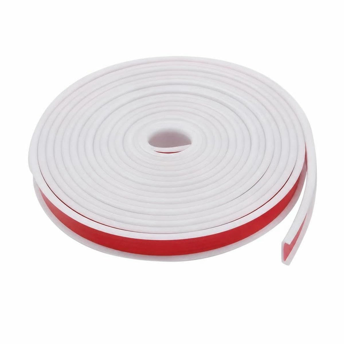 U-Shape Flexible Edge Banding 5M Self-Adhesive Wood Board Veneer Edging Protector Cabinet Furniture Repair Restoration Corner-white-18mm